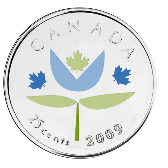 2009 - Canada - 25c - Thank you <br> (no sleeve)