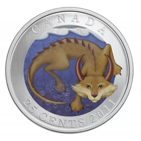 2011 - Canada - 25c - Mishepishu <br> (no box and COA)