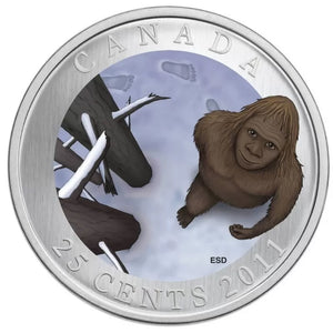 2011 - Canada - 25c - Sasquatch <br> (no box and COA)