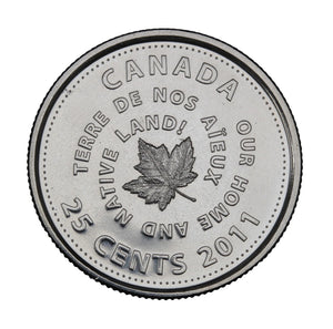 2011 - Canada - 25c - Oh Canada <br> (no sleeve)