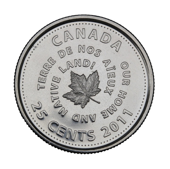 2011 - Canada - 25c - Oh Canada <br> (no sleeve)