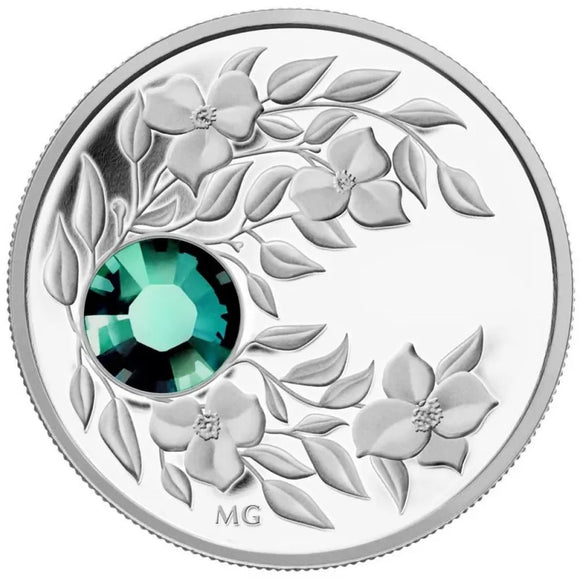 2012 - Canada - $3 - May, Emerald <br> (no sleeve, no COA)