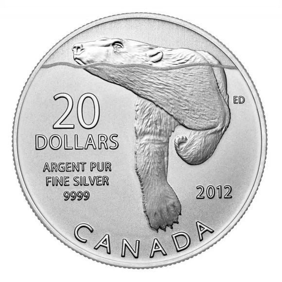 2012 - Canada - $20 - 20 for 20, Polar Bear - Specimen <br> (no sleeve, no COA)