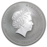 1/2 oz - 2013 - Year of the Snake - Coloured - Fine Silver