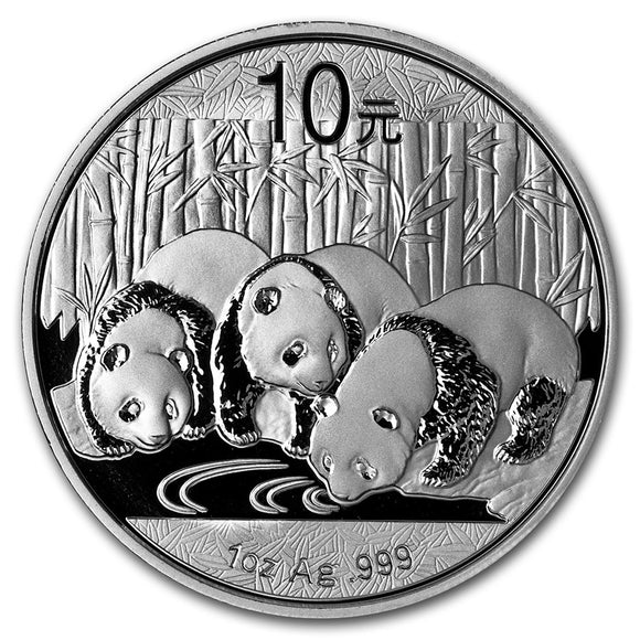 1 oz - 2013 - China - Panda - Fine Silver