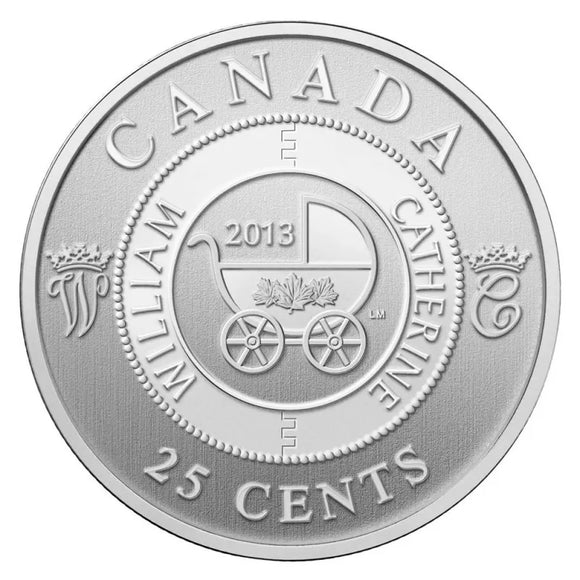2013 - Canada - 25c - Birth of the Royal Infant