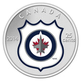 2014 - Canada - 25c - Winnipeg Jets - Stamp and Coin Set