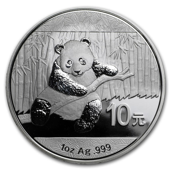 1 oz - 2014 - China - Panda - Fine Silver