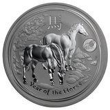 1 oz - 2014 - Year of the Horse - Lion Privy - Fine Silver