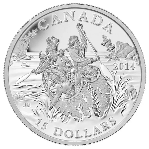 2014 - Canada - $15 - The Voyageurs - Proof