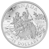 2014 - Canada - $15 - The Voyageurs - Proof