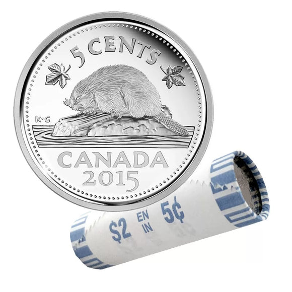 2015 - Canada - 5c - Original Mint Roll (40 pcs)
