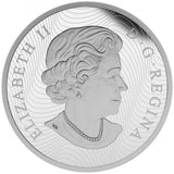2015 - Canada - $50 - Lustrous Maple Leaves <br> (capsule scratched)