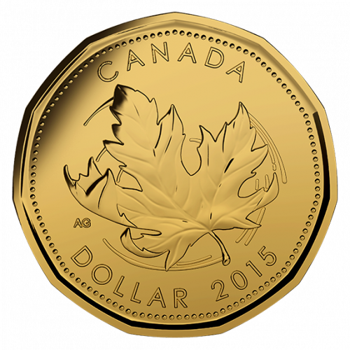 2015 - Canada - $1 - Oh Canada Commemorative Loon Dollar <br> (no box)