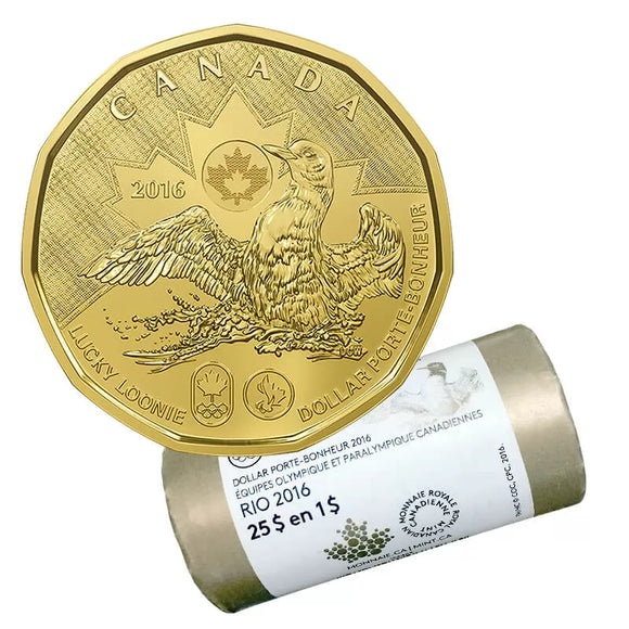2016 - $1 - Lucky Loonie (Rio 2016) - Special Wrap Roll