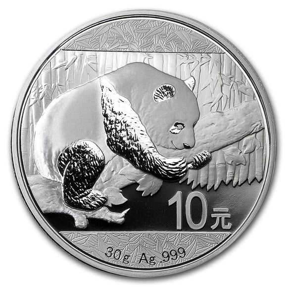 30 g - 2016 - China - Panda - Fine Silver