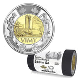 2017 - $2 - Vimy Ridge - Special RCM Wrapped Roll (25pcs.) - Uncoloured