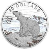 2017 - Canada - $20 - Glistening North - The Polar Bear<br> (no sleeve)