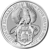 2 oz - 2017 - Griffin of Edward III - Fine Silver