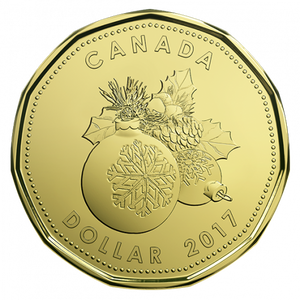 2017 - Canada - $1 - Ornaments