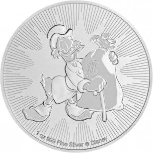 1 oz - 2018 - Niue - Scrooge Mcduck - Fine Silver