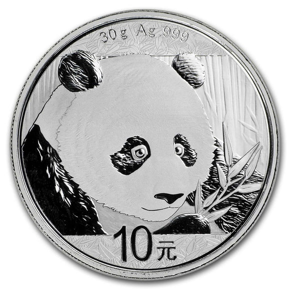 30 g - 2018 - China - Panda - Fine Silver