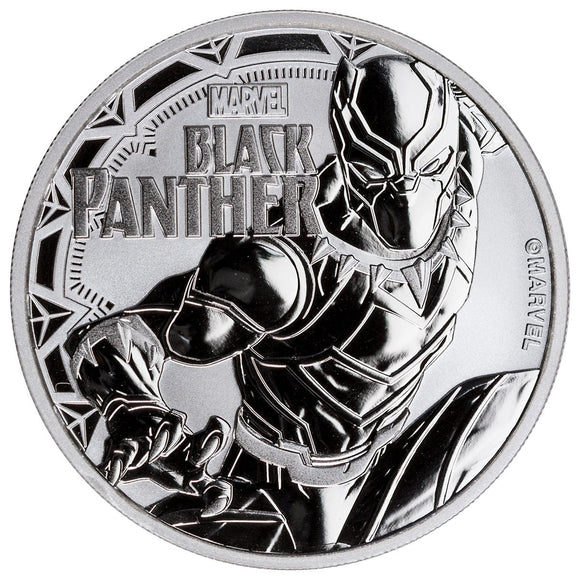 1 oz - 2018 - Tuvalu - Black Panther - Fine Silver