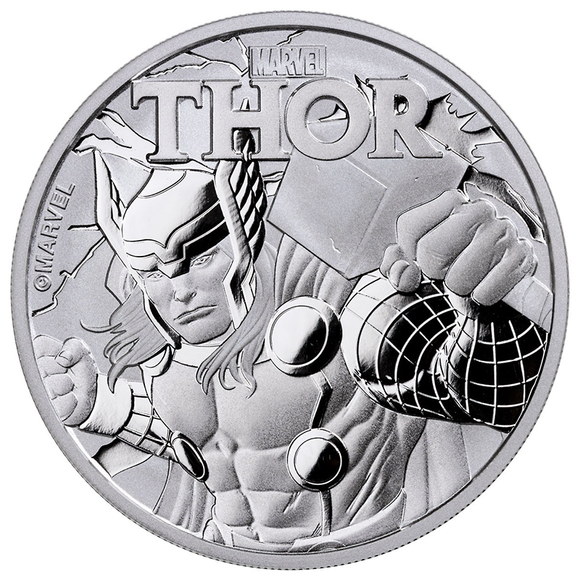 1 oz - 2018 - Tuvalu - Thor - Fine Silver