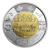 2019 - $2 - Canada - D-Day - Special Wrap Mint Roll (25pcs) - Uncoloured