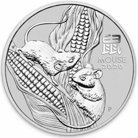 5 oz - 2020 - Year of the Mouse - Fine Silver