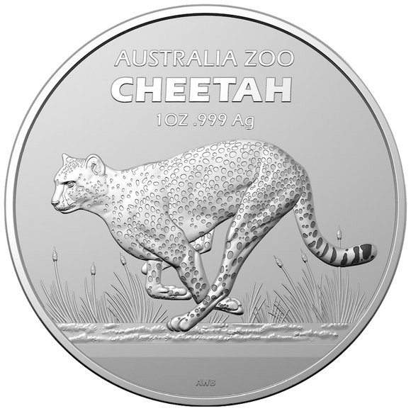 1 oz - 2021 - Australia - Cheetah - Fine Silver