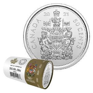 2021 - 50c - Special RCM Wrapped Roll (25 pcs.)