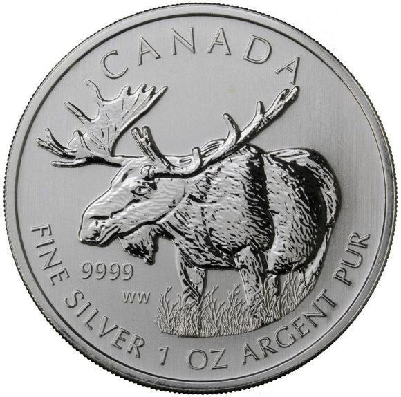 1 oz - 2012 - Canada - Moose - Fine Silver