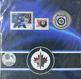 2014 - Canada - 25c - Winnipeg Jets - Stamp and Coin Set