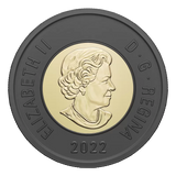 2022 - $2 - Black Toonie - Tribute to Queen Elizabeth II - Special Wrap Roll (25 pcs)