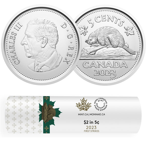 2023 - 5c - King Charles III - Special Wrap Roll