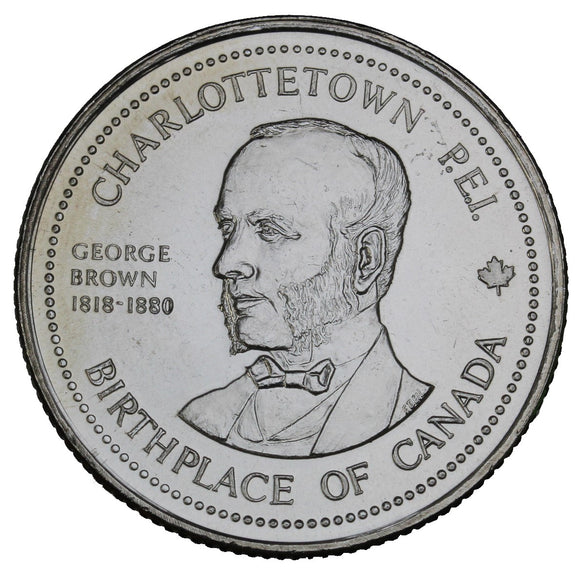 1982 - Charlottetown - $1 Municipal Trade Token - UNC