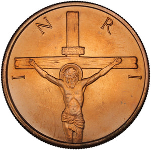 2014 - 1 oz - Copper Round - INRI - Silver Shield