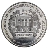 1981 - Charlottetown - $1 Municipal Trade Token - UNC