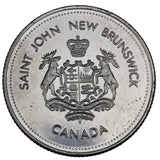 1980 - Saint John - $1 Municipal Trade Token - UNC