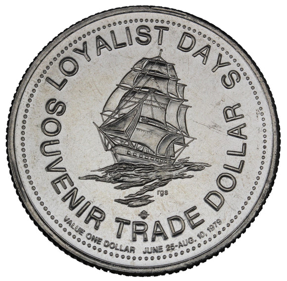 1979 - Saint John - $1 Municipal Trade Token - UNC