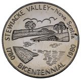 1980 - Stewiacke Valley - $1 Municipal Trade Token - UNC