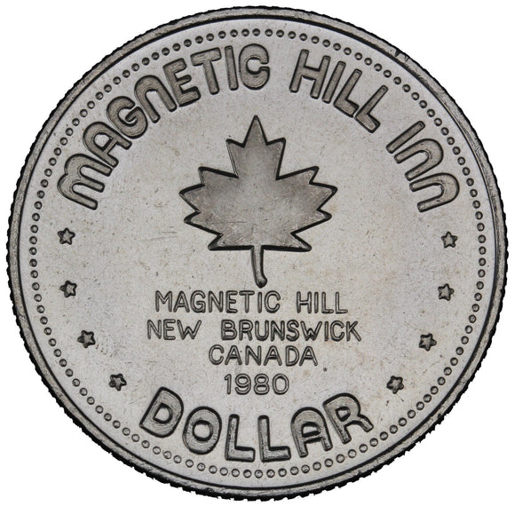 1980 - Magnetic Hill - $1 Municipal Trade Token - UNC