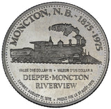 1975 - Dieppe / Moncton / Riverview - $1 Municipal Trade Token - UNC