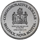 1975 - Halifax / Dartmouth - $1 Municipal Trade Token - UNC