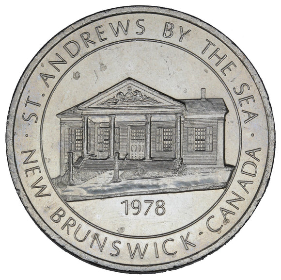 1978 - St. Andrews-By-The-Sea - $1 Municipal Trade Token - UNC