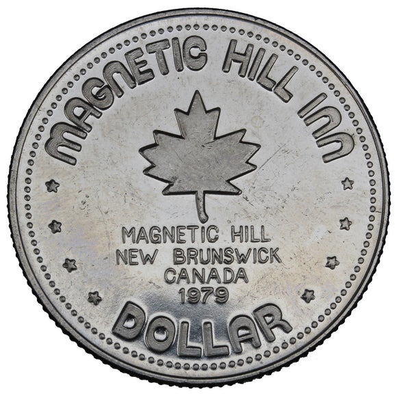 1979 - Magnetic Hill - $1 Municipal Trade Token - UNC