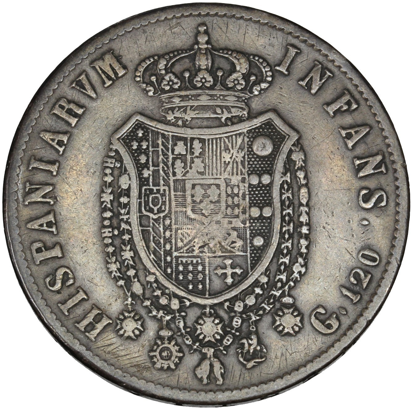 1818 - Italy (Naples) - 120 Grana - VF20 – MK Coins