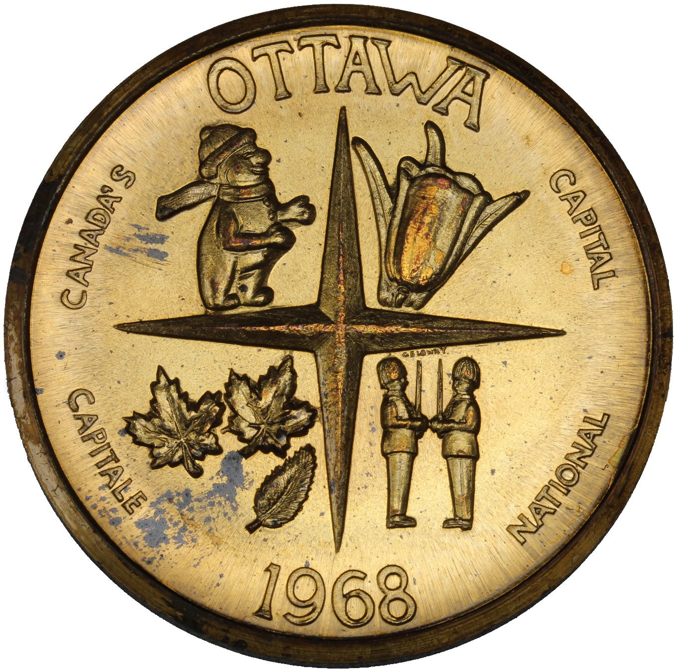 Ottawa Souvenir Dollar Four Seasons of Attractions MK Coins