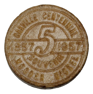 Oakville Centennial Wooden Nickel - Souvenir
